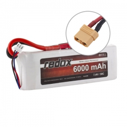 Redox 6000 mAh 7,4V 30C - pakiet LiPo